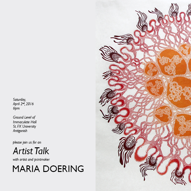 Maria Doering Artist Talk St. FX