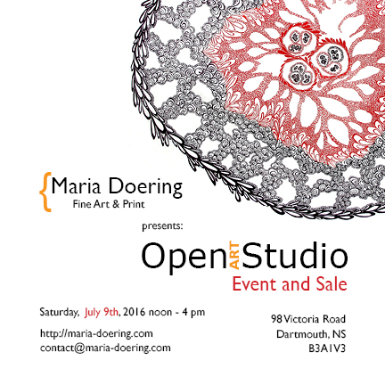 Maria Doering Open Studio Event 2016